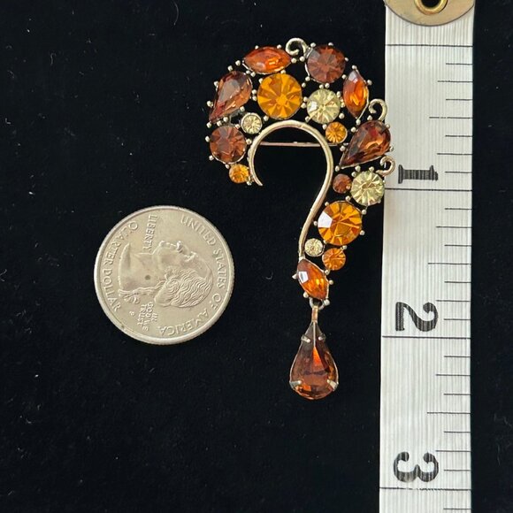 vintage signed Lisner parure - rhinestone \